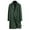 Army Green, variant on IYTR Men's Wool Overcoat Double Breasted Trench Coat Winter Warm Long Jacket Business Outwear Army Green XL