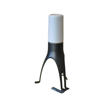 Uutensil StirrTime, Automatic Pan Stirrer with Timer, Light Gray & Gray