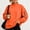 Orange # Sweatshirts, variant on Vetsdori Women's Long Sleeve Sweatshirts Sports Zipper Pockets Pullover Winter Tops Mock Neck Casual,Solid Color Sweatshirts for Women Style,Beige,Size:L