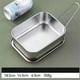 thumbnail image 4 of Lonchera Bento de Acero Inoxidable con Asa para Estudiantes, Gran Capacidad, Compartimento Cuadrado Sellado, Recipientes para Almacenar Alimentos., 4 of 5