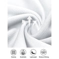 thumbnail image 6 of NORTHYARD Men's 10" Athletic Shorts Mesh Basketball Shorts with Zipper Pockets Gym Lightweight Quick Dry White M, 6 of 9