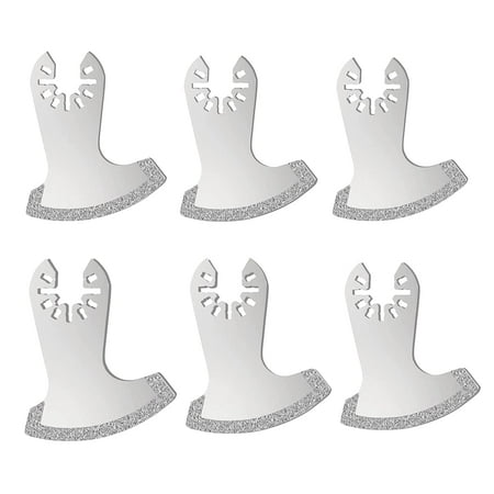

6 Pcs Diamond Grit Swing Blades Diamond Blades for Grit Grout Removal