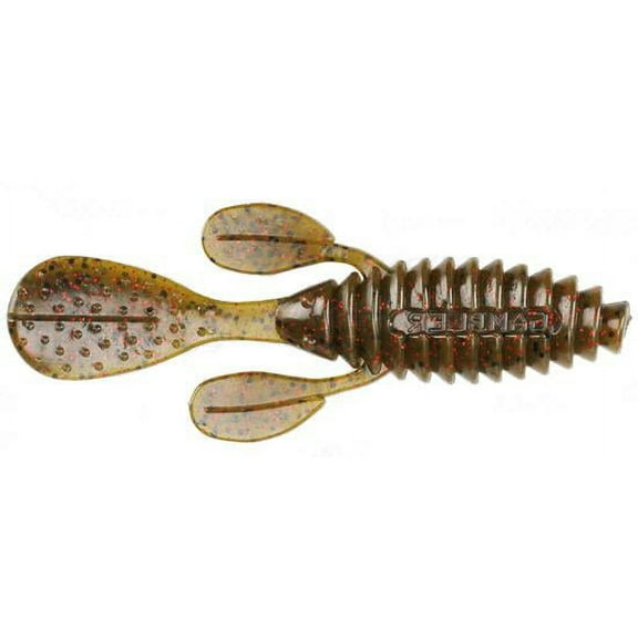 Gambler Ugly Otter 4 inch Soft Plastic Creature 7 pack (Green Pumpkin Red)