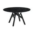 thumbnail image 5 of Armen Living Venus Polly 5-Piece Wood Dining Table and Chair Set in Black/Gray, 5 of 7
