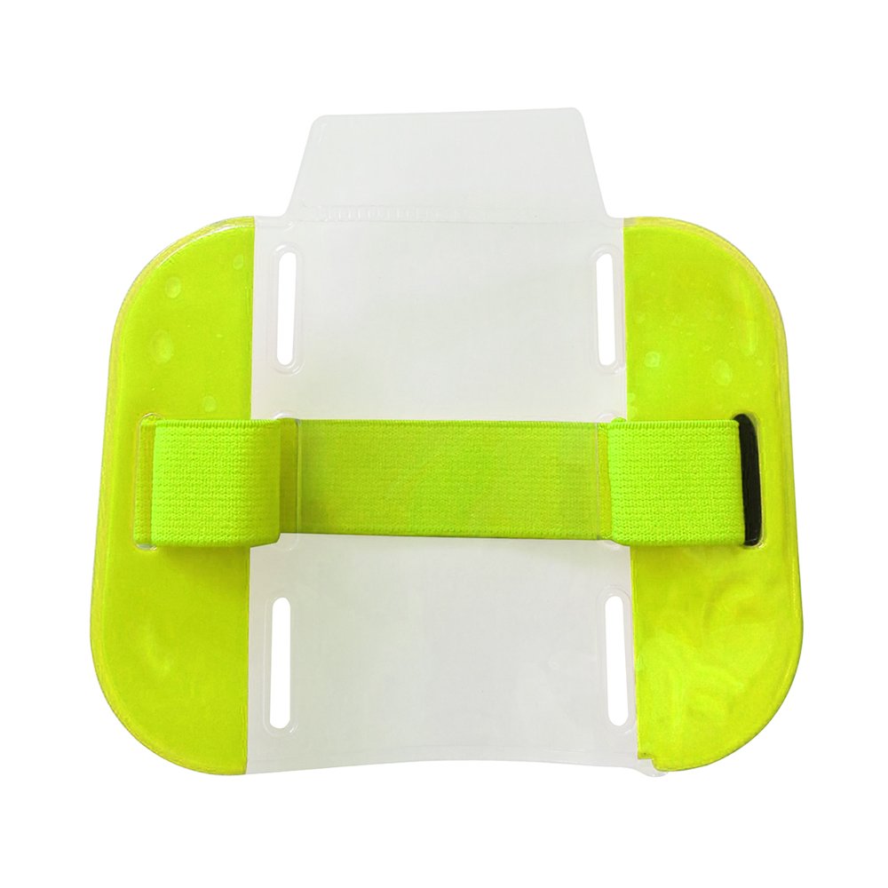 5pcs Transparent Tactical ID Arm Band Holder Security ID Badge Card