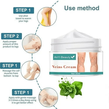 Leg Care Massage Cream, 1.05oz – Alcohol Free Moisturizing Formula with Arnica, Aloe Vera, Vitamin C & E, Glycerin for All Skin Types – Care & Hydration for Legs, Unisex(1Pcs）