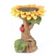 thumbnail image 1 of Baños para pájaros para exteriores, pedestal marrón hecho a mano, antiguo jardín al aire libre, baño para pájaros, cuenco de resina para pájaros, regalos hechos a mano, 1 of 5