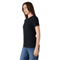 thumbnail image 6 of Gildan Softstyle Taped Neck T-Shirt for Women, Short Sleeve Semi-Fitted Tee, Black, S, 6 of 6