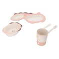 thumbnail image 3 of Children Plate, Toddler Divided Plate Set Thermal Insulation Healthy Comfortable Handle  For Parties ANGGREK Baby Plates Dishes, 3 of 8