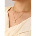 thumbnail image 3 of FOCALOOK Initial I Necklaces for Women 14K Gold Plated Shiny Cubic Zirconia Capital Letter Charm Pendant Adjustable Sliding Chain Jewelry Gift for Grandmother Birthday Mothers Day Christmas, 3 of 9