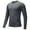 Dark Gray, variant on Dovford Long Sleeve Shirts for Men Quick Dry Moisture Wicking Mens Long Sleeve Tee Shirts Workout T Shirts