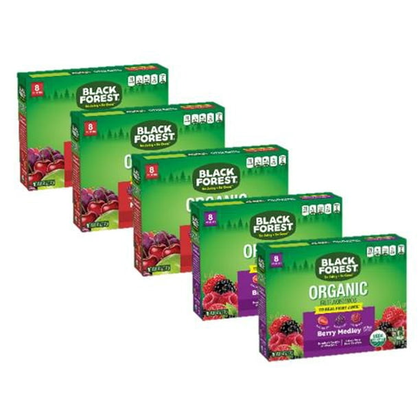 Black Forest Organic Fruit Snacks Mixed Fruit & Berry Medley, 40ct., (0