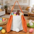 thumbnail image 2 of TanSiDing Easter Basket for Egg Hunt, Reusable Easter Egg Storage Bag, Durable Polyester Easter Bunny Gift Bag with Handle for Holiday Decorations and Party Favors, 2 of 6