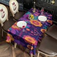 thumbnail image 5 of Pioneer Flower Floral Print Pattern Rectangle Tablecloth 60"x120",Waterproof Polyester Rectangle Table Cloth, Wipeable Spillproof Polyester Tablecloth for Dining, Camping, Indoor and Outdoor, 5 of 6