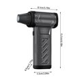 thumbnail image 3 of High Power Rechargeable Handheld Blower Fan with Three Speed Settings for Efficient Debris Removal and Outdoor Scenes, 3 of 9