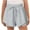 Gray, variant on Girls Athletic Shorts, Summer Drawstring Loose Elastic Waist Shorts with Pockets Pink Size 10-12 T