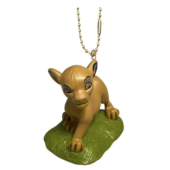 Authentic Lion King Simba Keychain Dangler Ornament PVC Figure 3" Figurine Charm New