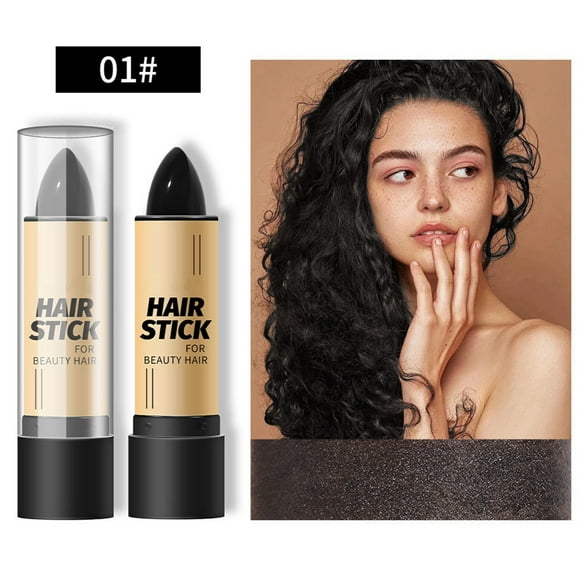 Hair Chalk Temporary Hair Dye Hair Color Crayon Cover Natural Effect Hair Dye Hair Coloring Tool Lipstick Style Sweatproof Hair Covering White Hair