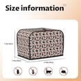 thumbnail image 5 of Goofa Christmas Cat Print Toaster Cover 2 Slice, Two Slice Bread Machine Cover Quilted Toaster Covers Bread Maker Cover Kitchen Appliance Cover, 5 of 7