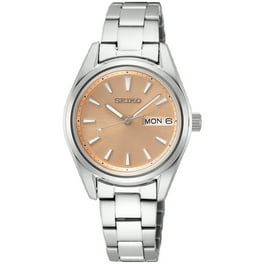 Seiko Essentials Quartz Pink Dial Ladies Watch SUR413