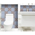 thumbnail image 6 of 8" X 8" Blue and Muted Taupe Peel And Stick Tiles, 6 of 9