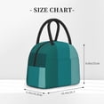 thumbnail image 2 of Disketp Teal Color Bolsa Térmica para Almuerzo, Lonchera con Abertura Amplia y Gran Capacidad, Organizador Reutilizable para Mujeres, Hombres y Adultos, 2 of 6
