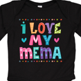 thumbnail image 4 of Inktastic I Love My Mema Grandchildren Girls Long Sleeve Baby Bodysuit, 4 of 5