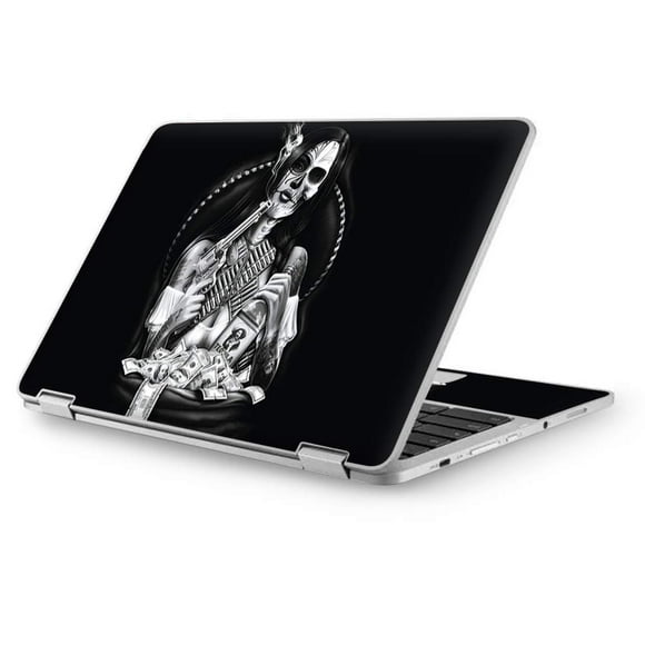 IT'S A SKIN Chromebook 12.5 Laptop Notebook Skins Vinyl Stickers Cover Decals Wrap - Skull Girl Gangster