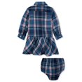 thumbnail image 3 of Polo Ralph Lauren Infant Girls Plaid Cotton Shirt Dress, 3 of 3