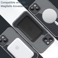 thumbnail image 4 of JETech Magnetic Case for iPhone 13 6.1-Inch Compatible with MagSafe Wireless Charging, Shockproof Phone Bumper Cover, Anti-Scratch Clear Back (Black), 4 of 7