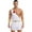 White, variant on TiaoBug Men's Valentine's Day Costume Halloween Party Cosplay Dress Up Suit One Shoulder Romper White L