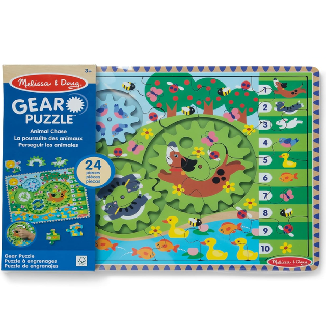 Rompecabezas de Madera Melissa & Doug para niños pequeños y preescolares