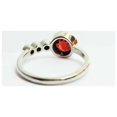 thumbnail image 5 of 925 SterlingSilver Certified Handmade 2.25ct Garnet stone Statement Ring US6.5, 5 of 5