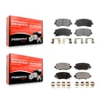 thumbnail image 1 of Positive Plus Front Rear Semi-Metallic Brake Pads Kit for Car 2015-2017 Chrysler 200 with 305mm Diameter Rotor KPF-100242, 1 of 8