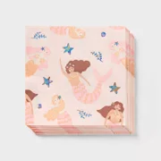 Pink Mermaid Lunch Napkin 30ct