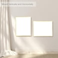 thumbnail image 5 of Set of 3 16x20 Picture Frames, Gold Border Photo Frame with Mat, Holds 11x14 with Mat or 16x20 without Mat, Poster and Art Frame for Living Room Bedroom Wall, Easy to Hang in Both Directions, Gold, 5 of 6