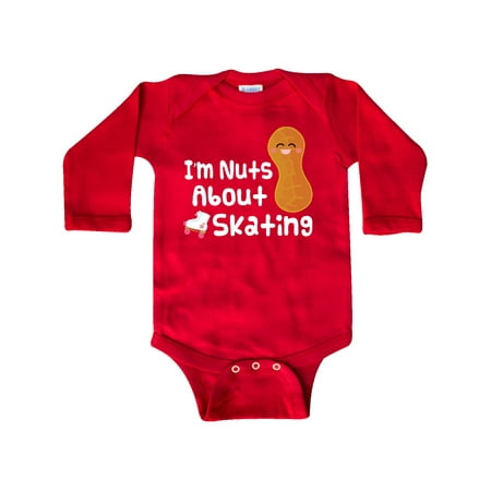 

Inktastic Roller Skating Girls Cute Gift Baby Girl Long Sleeve Bodysuit