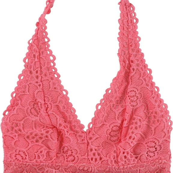 American Eagle Womens Lace Balconette Bra, Pink, X-Small