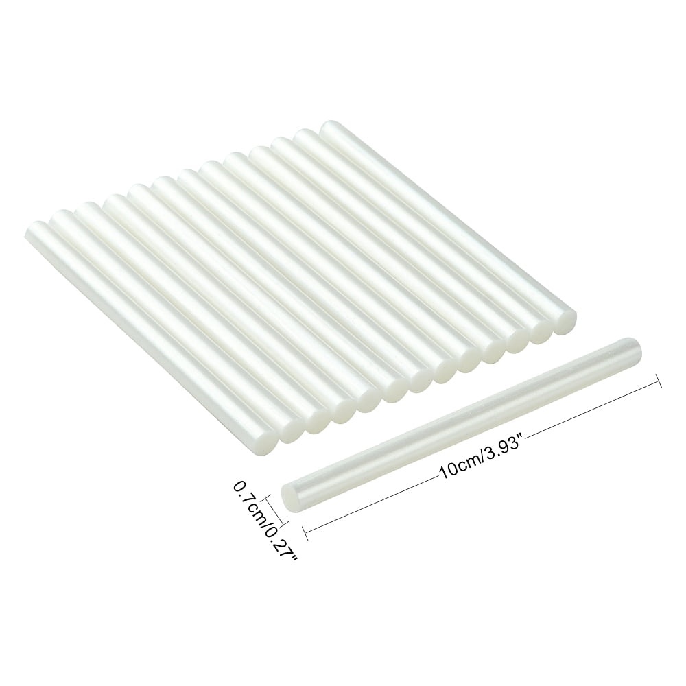 Plastic Glue Sticks Sealing Sticks Hot Melt Glue Adhesive Sticks for Vintage Seal Stamp White 10x0.7cm