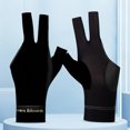 thumbnail image 1 of Transpirable 1pc Guantes de billar Dedo abierto Suave Suave Portátil Entrenamiento amateur, 1 of 8