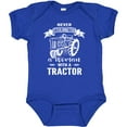 thumbnail image 3 of Inktastic Tractor Woman Girls Baby Bodysuit, 3 of 5