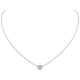 thumbnail image 1 of PROSTEEL Collar de corazón de plata de circonita cúbica, collares pendientes, lindos collares pendientes de amor delicado para mujeres, joyería de San Valentín, regalo para niñas, 1 of 8