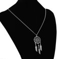 thumbnail image 3 of Osdhezcn Vintage Dream Catcher Pendant Necklace for Festivals Dangling Leaves Necklace, 3 of 9