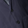 thumbnail image 3 of Aayomet Mens Suit Jacket Big and Tall Solid Color Pockets Lapels Buttons Suits Jackets (Navy, XXL), 3 of 5