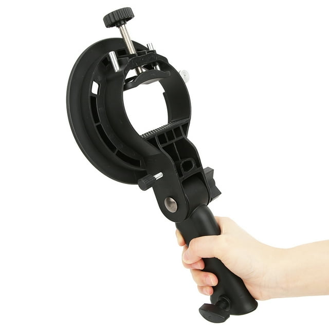 Flashlight Stand, Fine Workmanship Small Size Flashlight Bracket, Lighter Weight for All Brands of Flashlight Studio Light Shooting
