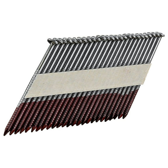 Freeman FR34113-238BRS 34 Degree .113" x 2-3/8" Paper Collated Brite Finish Ring Shank Clipped Head Framing Nails (2000 Count)