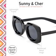 Optimum Optical Rectangular Frame Sunglasses, Sunny and Cher