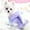 Purple Bunny, variant on Sweet Pet Garden Dinosaur Costume - Pet Clothes for Dogs and Cats - Dog and Cat Apparel - Christmas Dog Outfit for Parties - Cosplay Hoodie for Gifts - Small, Medium, and Large Dog Warm Clothes