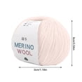 thumbnail image 4 of Wool Hand-woven Medium Coarse Scarf Hat Overcoat Wool Merinoss Wool Wool Cashmeres Yarn, 4 of 6
