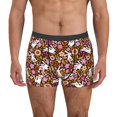 thumbnail image 7 of Disketp Flower Bunny Men's Boxer Briefs,Soft and Breathable Cotton Underwear with ComfortFlex Waistband, 7 of 7